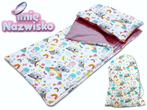 Śpiworek Przedszkolaka Personalizowany z Imieniem 140x75 Koala