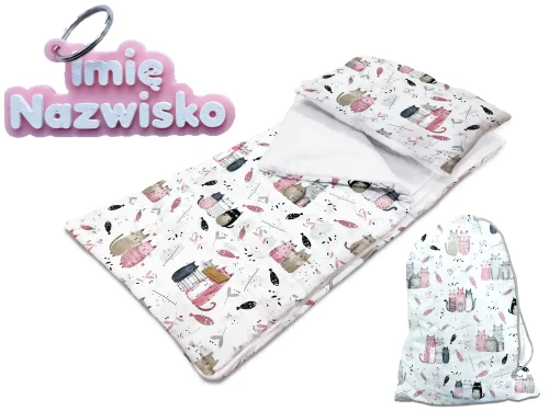 Różowe koty zawieszka.webp